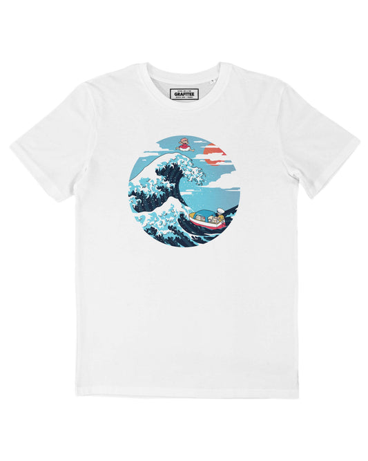 T-shirt grafica Ponyo Wave anime giapponese