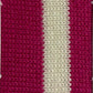 Cardigan in cotone bicolor traforato con laccetti