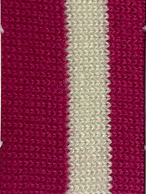 Cardigan in cotone bicolor traforato con laccetti