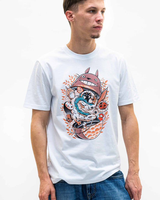 T-shirt Totoro Matrioska in cotone biologico