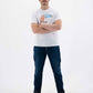 T-shirt unisex bianca con stampa tucano