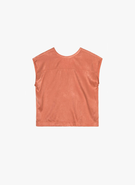 Top KASIOPE terracotta effetto metallizzato