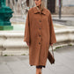 Cappotto lungo dritto elegante