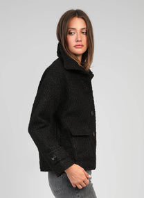 Giacca Catalina nera in bouclé