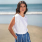T-shirt girocollo in cotone 100%