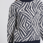Pullover jacquard girocollo