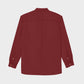 Sovracamicia in denim bordeaux