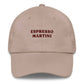 Cappellino Dad Hat Espresso Martini Ricamato