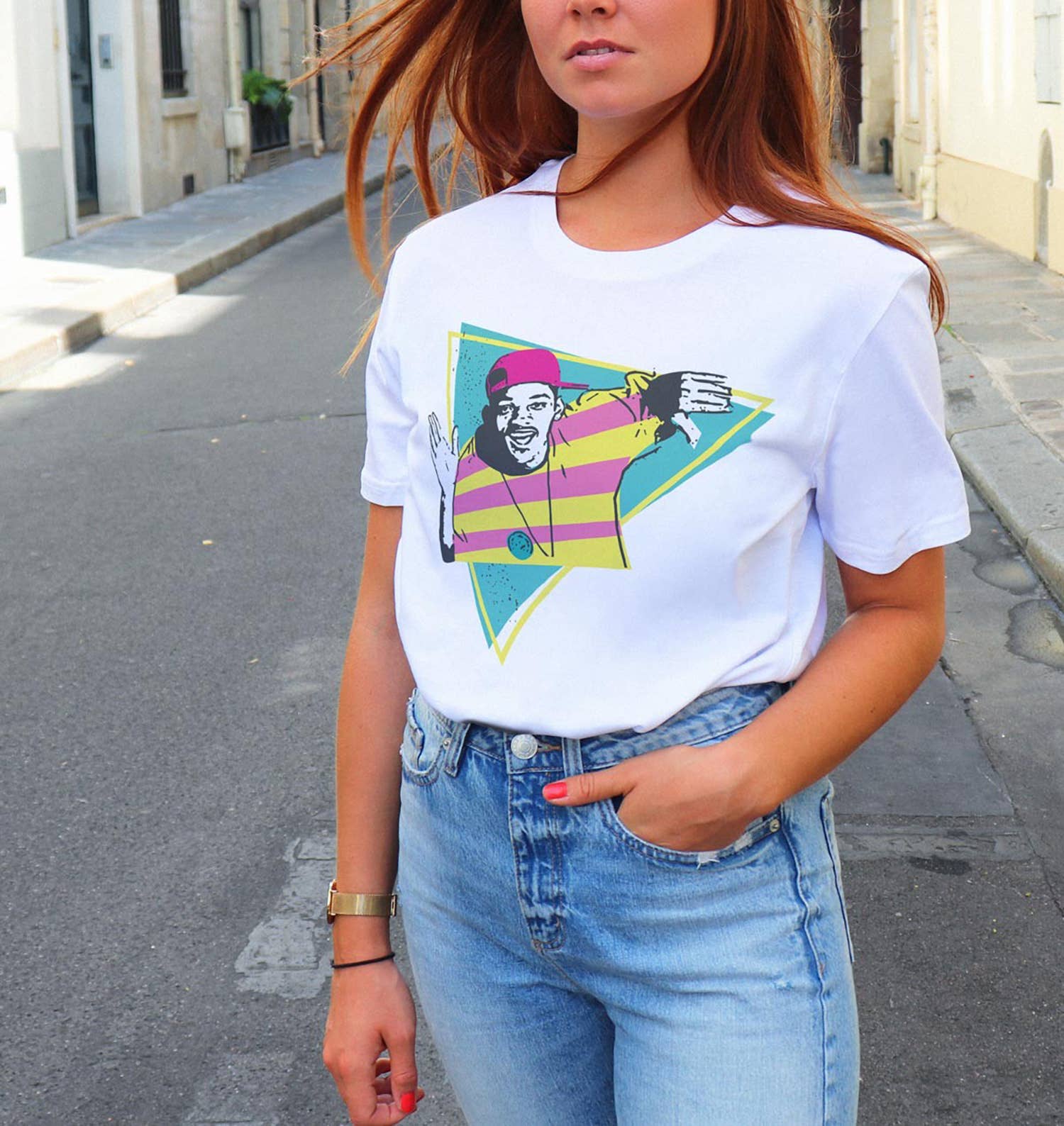 T-shirt The Fresh Prince anni ’80 in cotone biologico