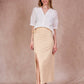 Blusa Tropez in cotone con pizzo