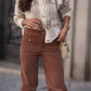 Cardigan in maglia a quadri con bottoni e tasche