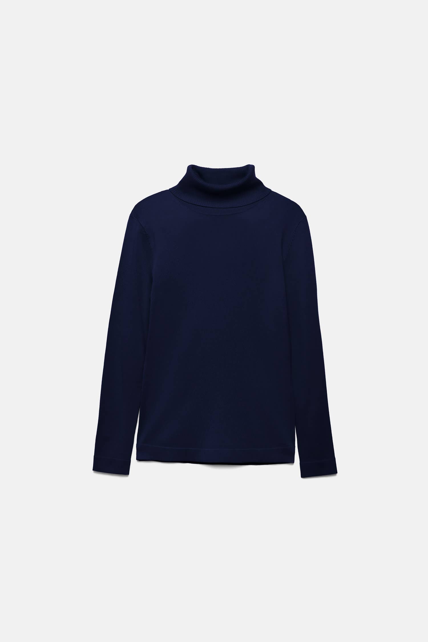 Maglione Dolcevita in Maglia Rasata