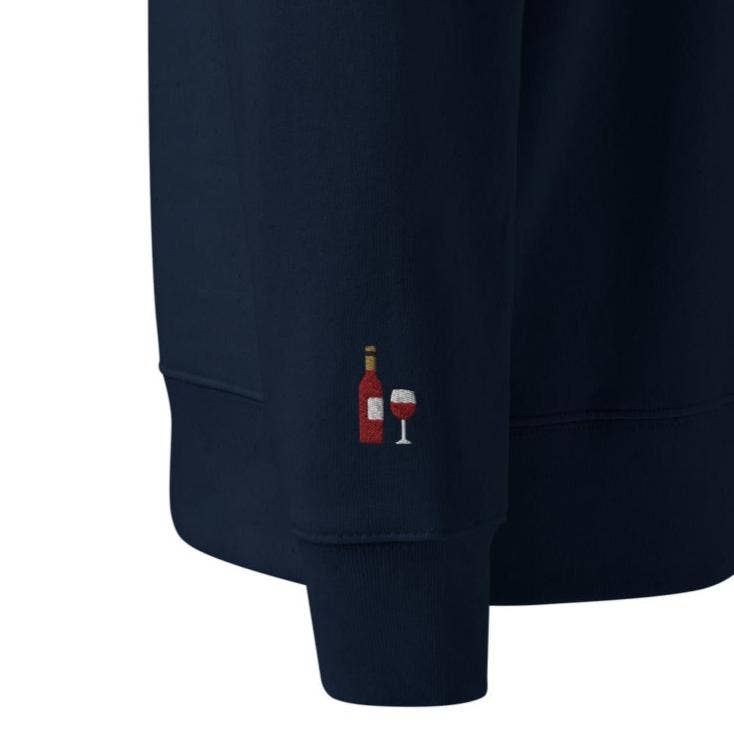 Felpa biologica unisex "More Wine S'il vous plaît"