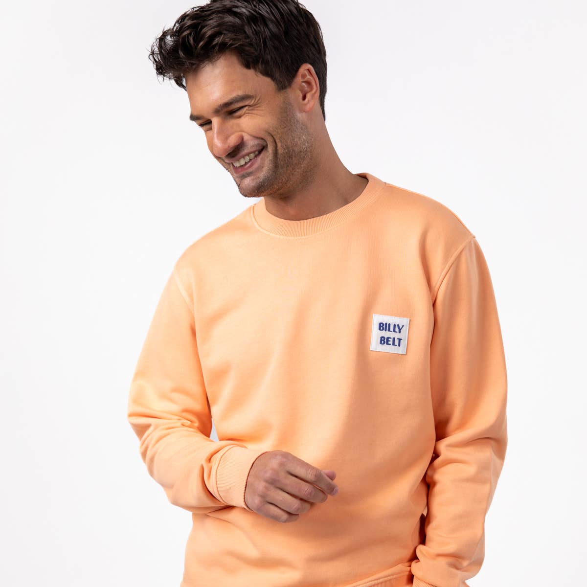 Felpa unisex arancione in cotone biologico