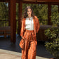 Kimono stampato in viscosa