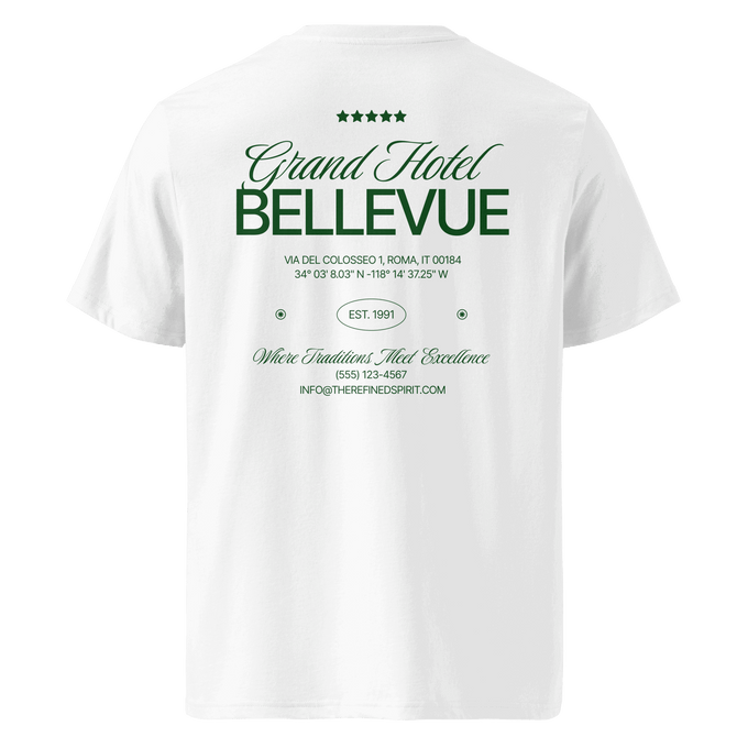 T-shirt unisex in cotone biologico Grand Hotel Bellevue