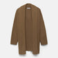 Cardigan in maglia strutturata con collo a imbuto