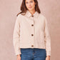 Giacca corta Versailles in gabardine di cotone