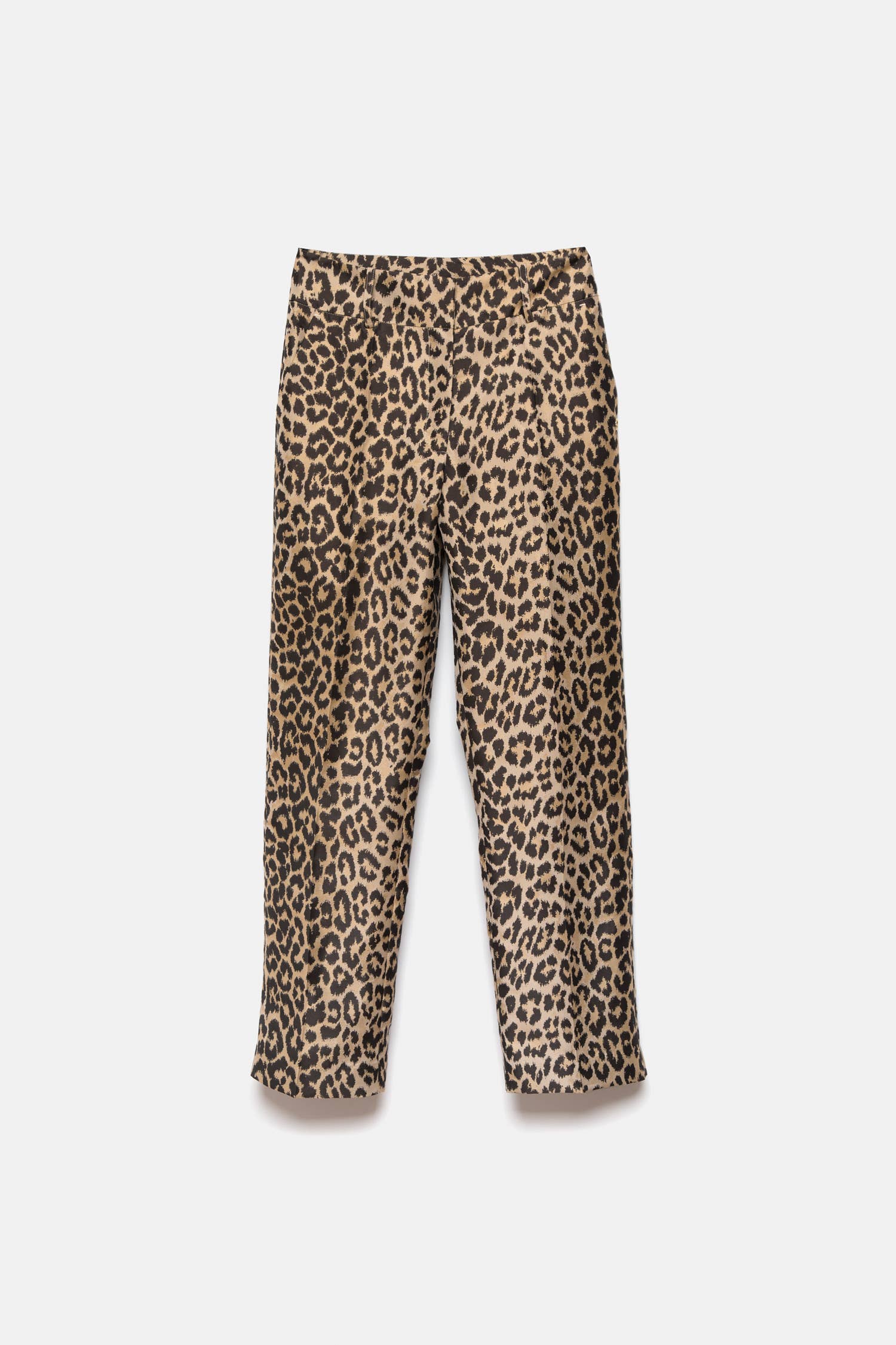 Pantaloni a sigaretta animalier