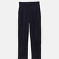Pantaloni slim a quadri blu navy
