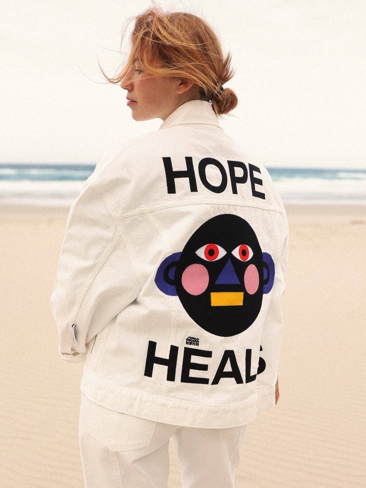 Giacca in denim biologico Hope Heals