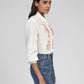 Camicia Selea ecru ricamata