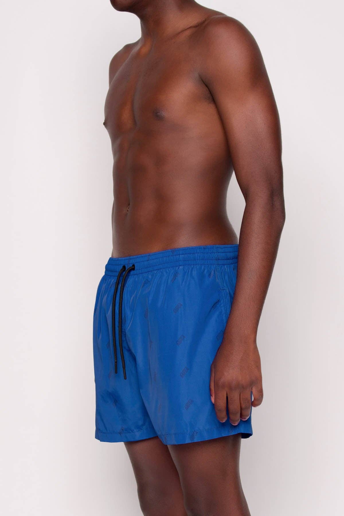 Costume da bagno uomo Monochrome blu ad asciugatura rapida