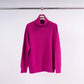 Maglione a collo alto in maglia con maniche aderenti
