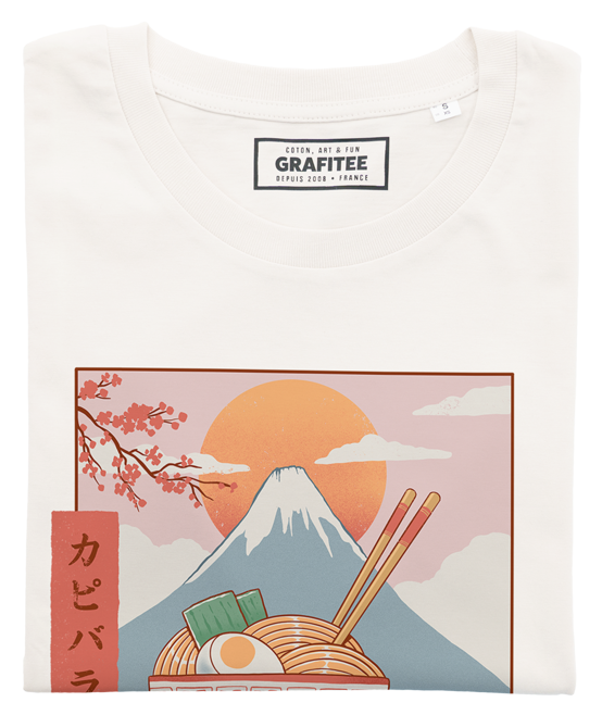 T-shirt Capibara Ukiyo-e con stampa giapponese