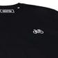 T-shirt nera I Love My Bike in cotone biologico