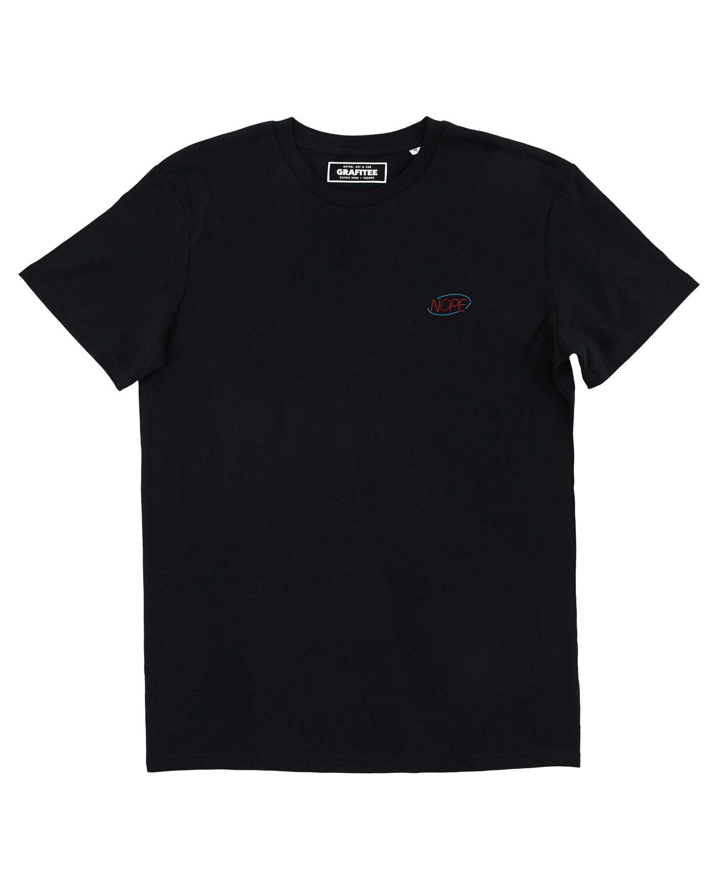 T-shirt ricamata Nope in cotone biologico