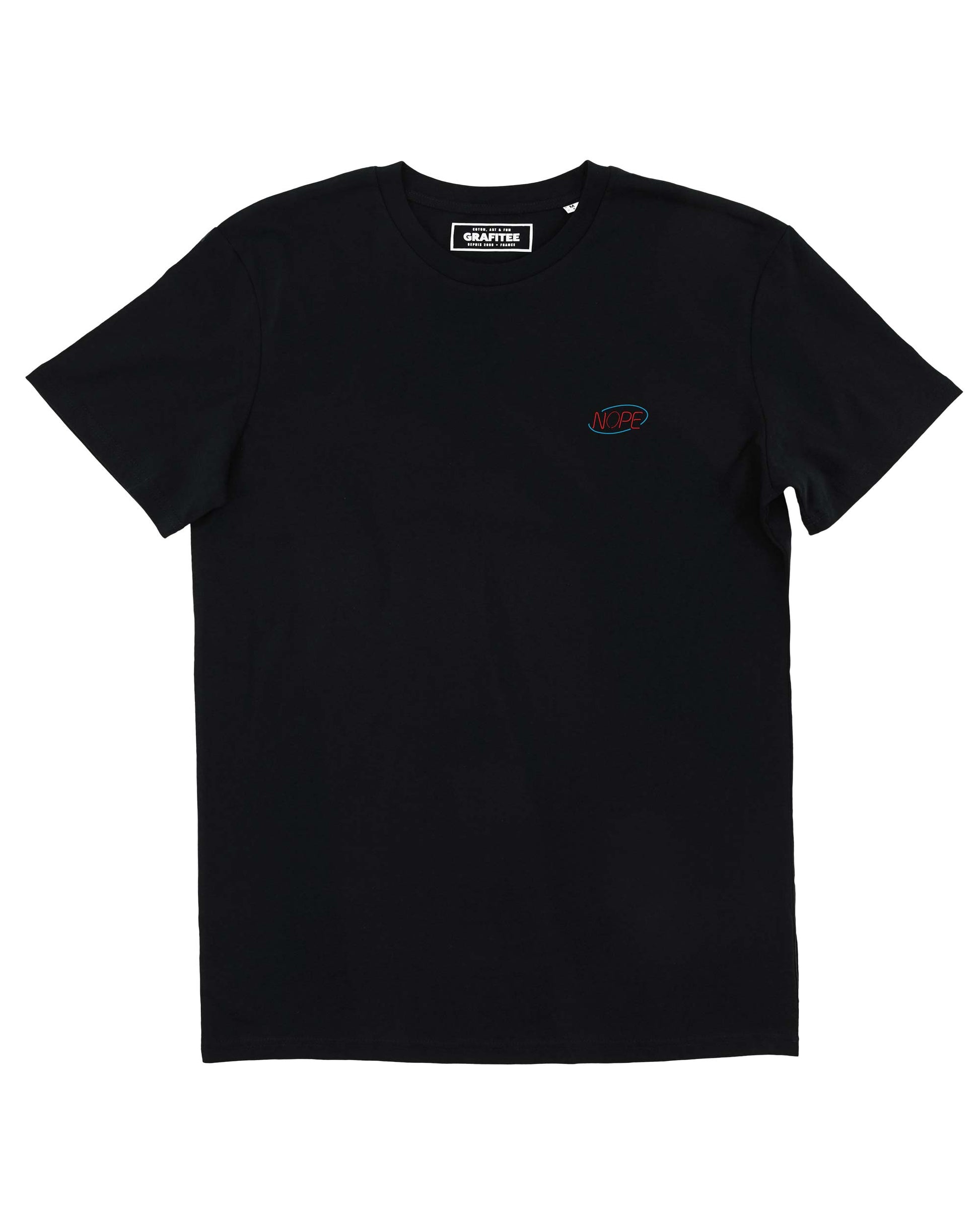 T-shirt ricamata Nope in cotone biologico