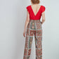 Body GUIMANOS con scollo a V in rete