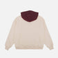 Felpa oversize con cappuccio color block Pale Glow da donna