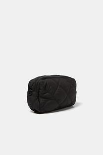 Borsa a tracolla trapuntata nera