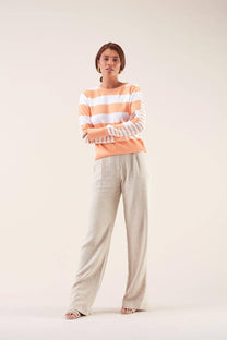 Maglia a righe in cotone