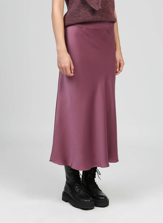 Gonna midi svasata rosa