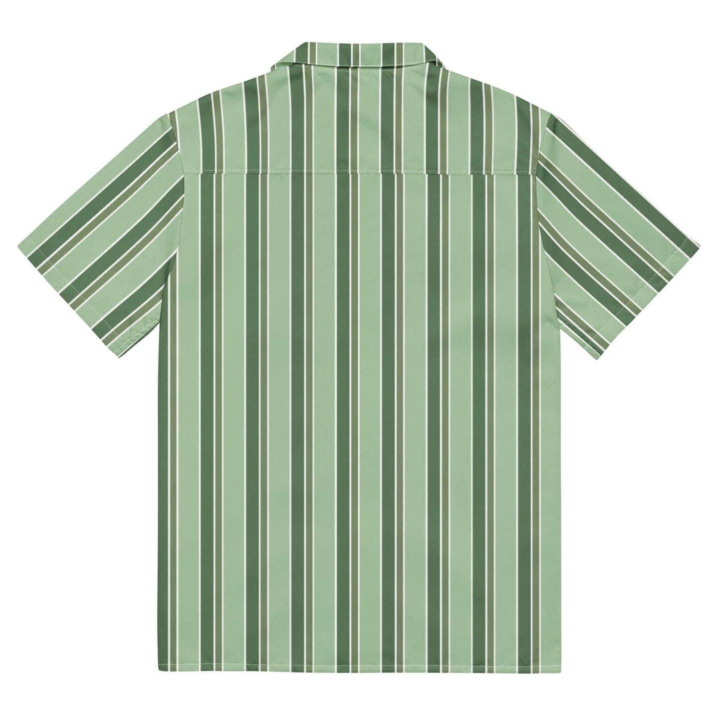Camicia da piscina oversize a righe verdi