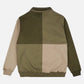 Maglione con mezza zip color block Gothic Olive