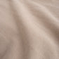 Felpa con cappuccio e zip in maglia piqué beige da uomo
