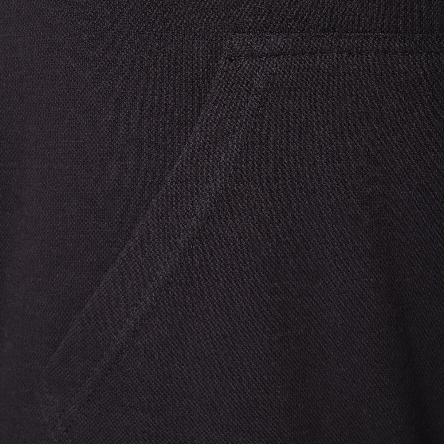 Felpa Uomo con Cappuccio in Maglia Piqué Nera