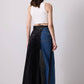 Canottiera crop a costine in cotone