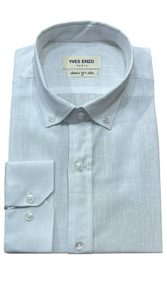 Camicia in voile di cotone bianca