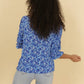 Blusa Teddy stampata in viscosa