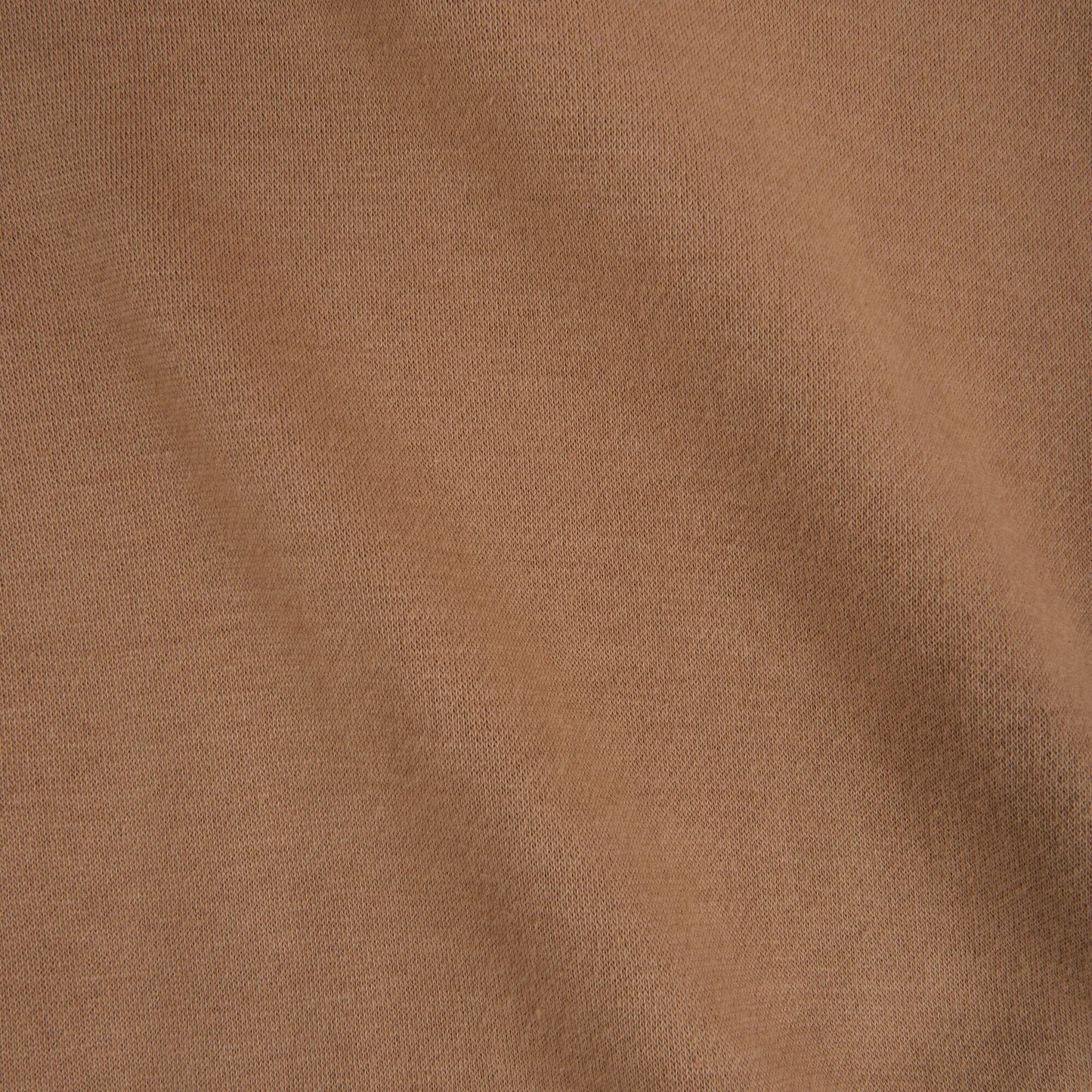 Felpa con cappuccio in pile taupe da uomo