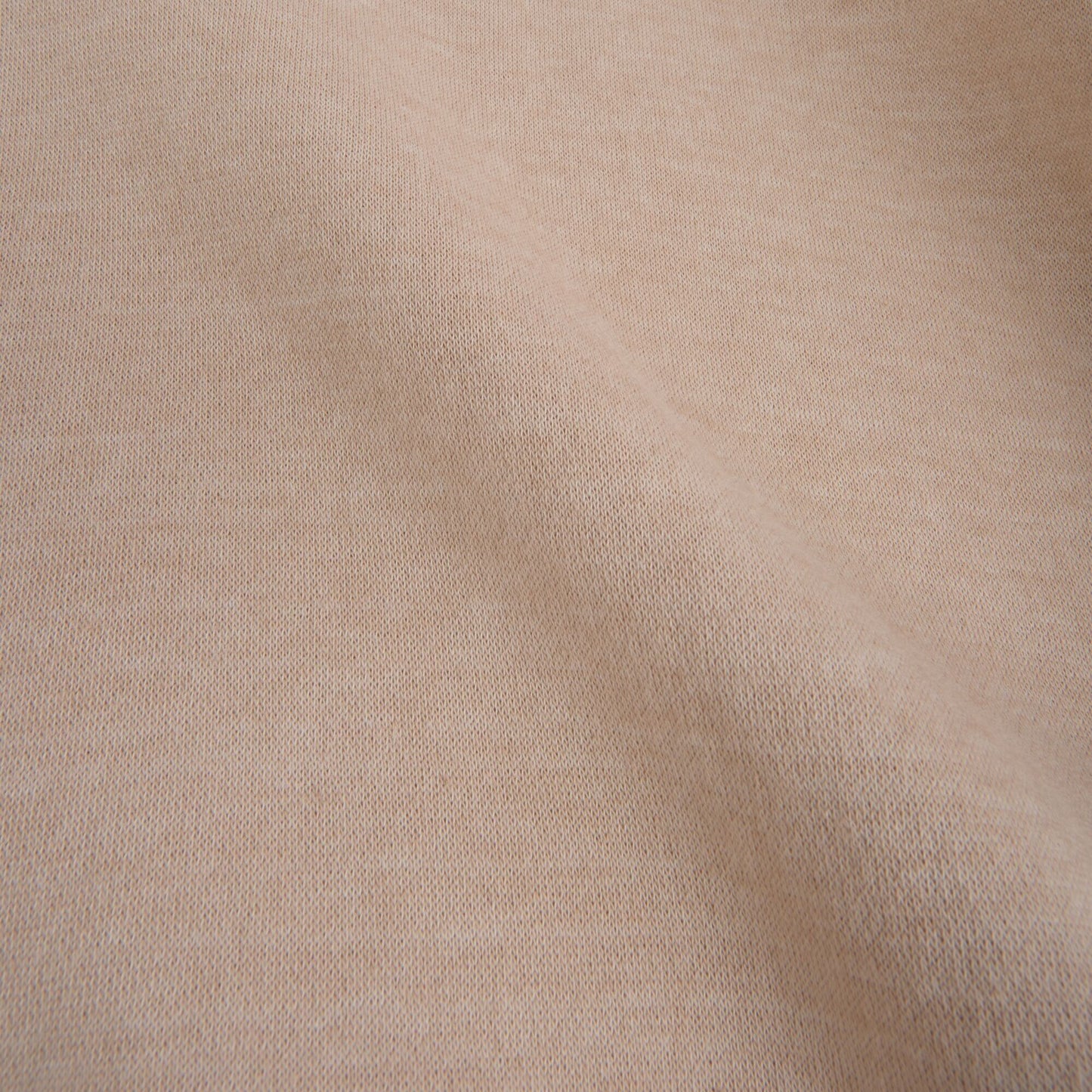 Felpa con cappuccio in pile beige da uomo