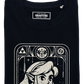 T-shirt nera The Hero in cotone biologico GOTS