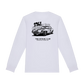 T-shirt vintage a manica lunga in cotone organico