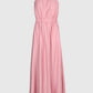Abito bustier midi rosa Milika