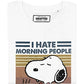 T-shirt grafica “Morning People” divertente